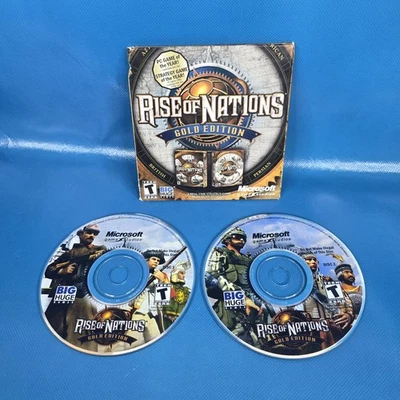Rise of Nations: Gold Edition 2004 PC Game 2-disc set Microsoft Game Studio - Image 1 of 4