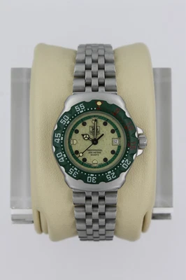 Tag Heuer WA1412.BA0495 Womens Formula 1 Watch Green Silver 372.508 Stainless - Image 1 of 4