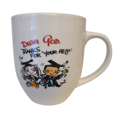 ¡Gracias a Dios por tu ayuda! Taza de café Royal Norfolk oración Annie Fitzgerald Foto 1 de 4