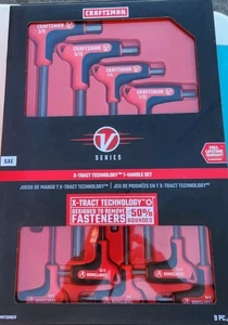 Craftsman V-Serie Sechskantschlüssel Inbus-Set, SAE, 9 Stück (CMHT26162V) - Bild 1 von 3