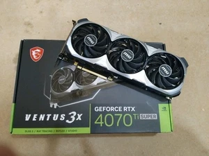 MSI GeForce RTX 4070 TI SUPER, VENTUS 3X OC EDITION, 16GB GDDR6X, S61 - Picture 1 of 14