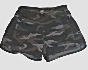 Athleta Girl Camouflage Shorts Size Large (12) Built In Underwear Side Pockets - Picture 1 of 8