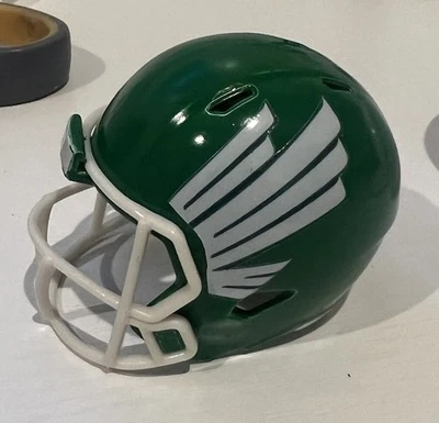 Capacete personalizado North Texas Mean Green Pocket Pro verde conferência americana - Imagem 1 de 2