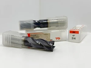 YG-1 04109 3/4 x 3/4 x 1-5/8 x 3-7/8 OAL 4FL HSS Schaftfräser NEU 2 Stück - Bild 1 von 4