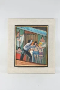 N35A33- Paul Jakob Müller (1894-1984) painting funfair Paris signed Paolo dated '57 - Picture 1 of 12