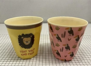 2 tazze bicchieri per bambini in melamina Havnegade importazione riso - Foto 1 di 7