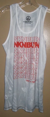 INKnBURN Women’s "HAVE A NICE RUN" Red & White Logo Tank Top Size L - Image 1 of 4