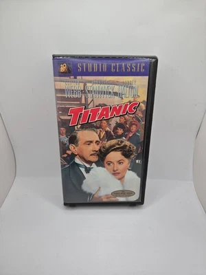 Titanic VHS 1953 Clifton Webb Barbara Stanwyck Robert Wagner Audrey Dalton 1997 - Image 1 of 3