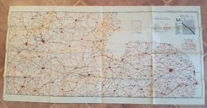 WWII Era - US ENGINEERS SPECIAL ROAD MAP OF ENGLAND & WALES (SHEET 5) - Picture 1 of 12