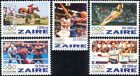 Zaire 1996 Olympische Spiele/Sport/Basketball/Boxen/Tischtennis 5V Set (n15019j)