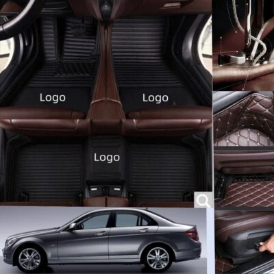 Alfombrillas impermeables para auto Mercedes-Benz C sedán/cupé/carro Foto 1 de 4