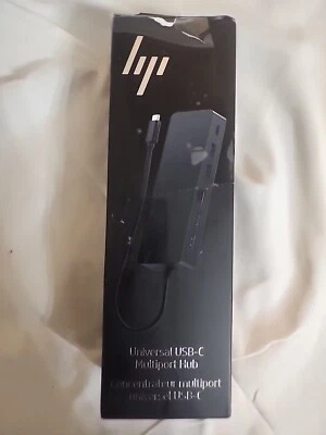 HP Universal USB-C Multi-Port Hub 50H98AA#ABL Black - Image 1 of 2