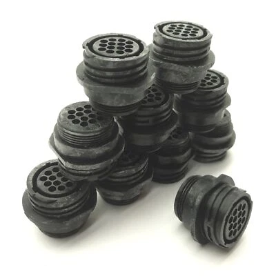 Lot of 10 TE Connectivity 206043-3 Circular Connector Housing CPC 14-Pin Size-17 - Image 1 of 4