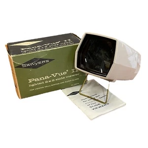 Vintage Sawyers Pana-Vue II Lighted 2 x 2 Slide Viewer Box No 2574 Parts Only - Picture 1 of 8