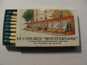 Boite allumettes - LE CONGRES "MONTPARNASSE" - PARIS - (B18) - Afbeelding 1 van 2