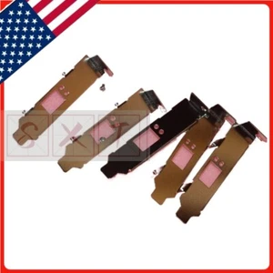 Lot of 5 LOW PROFILE BRACKET FOR MNPA19-XTR MCX311A-XCAT 671798-001 10G NETWORK - Picture 1 of 6