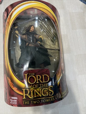 FARAMIR FIGURE THE LORD OF THE RINGS THE TWO TOWERS TOY BIZ MARVEL  Sealed Cover