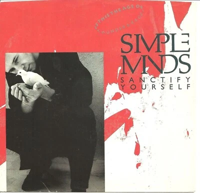 Simple Minds-Sanctify Yourself/Dub Version-45 RPM-7"-single-rock-vinyl-record-86 - Image 1 of 4