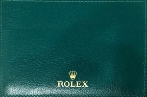 Portatarjetas de cuero Rolex original - Imagen 1 de 3