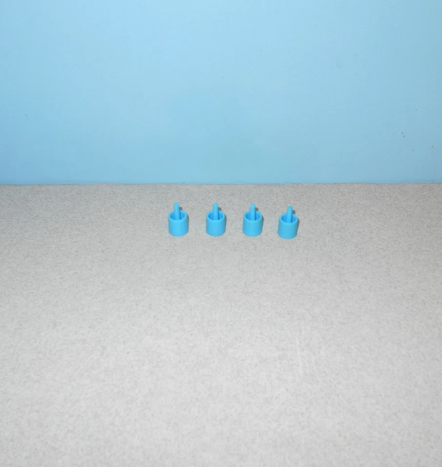 1989 Parker Brothers Bonkers Original Replacement Blue Peg Set OF 4 Game Parts - Image 1 of 1