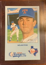 1990 Nolan Ryan Limited Edition 10,000 Texas Rangers Series 1 Card #1 HOF