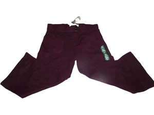 NWT Zara Girls Pants Size 7 Soft Collection Elastic Waist Pockets Plum Wide Leg - Picture 1 of 4