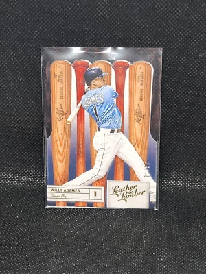 2019 Panini Leather & Lumber WILLY ADAMES GOLD PARALLEL RAYS 21/99 (I17) - Image 1 of 2