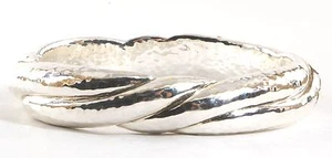 IPPOLITA Sterling Silver Glamazon Thick Twisted Bangle Bracelet Large Size 3 - Picture 1 of 2