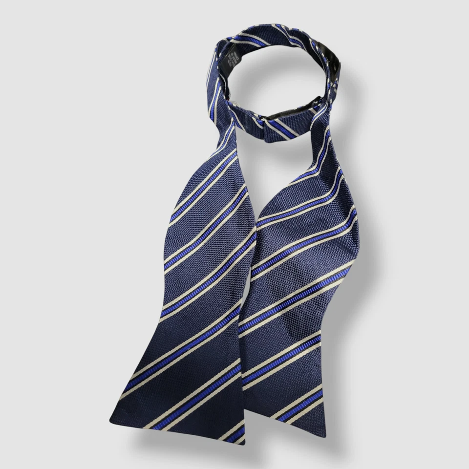 Pajarita ajustable Tommy Hilfiger azul a rayas diagonales Foto 1 de 1