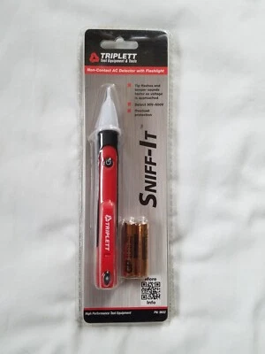 Triplett Sniff-It Non-Contact AC Voltage Detector #9602 With Flashlight 30-600V - Image 1 of 4