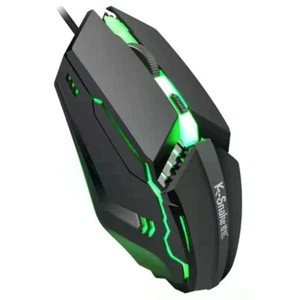 USB Wired Mouse Viper Gaming Electronic Black Rgb Lighting New Laptop Desktop - Picture 1 of 6
