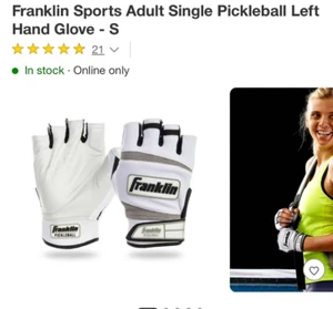 Guante de mano izquierda Franklin Sports adulto único pickleball. Talla grande - Imagen 1 de 4
