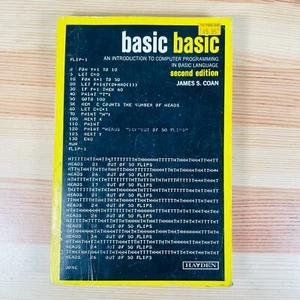 Basic Basic Intro to Computer Programming in BASIC Lang 2nd Ed. James S. Coan - Picture 1 of 9