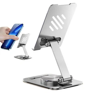 Desktop Tablet Holder Table Cell Foldable 360Rotating Support Phone Holder Stand - Photo 1 sur 14