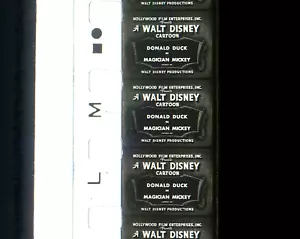 8mm Film - Vintage Walt Disney - Donald Duck In "Magician Mickey" - 1937 Release - Picture 1 of 5