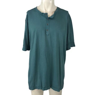 JEREMIAH - MEN'S XXL - SEAFOAM SHORT SLEEVE COTTON SHIRT - Image 1 of 4