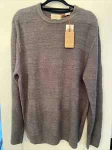 NWT Wheatherprf Vintage Original Men's Gray Crewneck Sweater 100% Cotton Sz XL - Picture 1 of 11