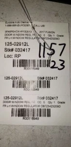 Driver Front Window Regulator Electric Without Motor Fits 13-20 FUSION 116949 - Picture 1 of 12