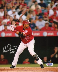 Juan Rivera Signed Anaheim Angels 8x10 Photo PSA/DNA COA Autograph Picture WBC - Picture 1 of 1