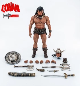 Conan The Barbarian 1:12 Action Figure ICON Collectibles Frazetta Girls Figur - Picture 1 of 5