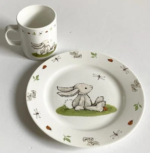 JELLYCAT BASHFUL BUNNY KERAMIKTASSE & TELLER KINDERGRÖSSE LIBELLE MARIENKÄFER - Bild 1 von 17