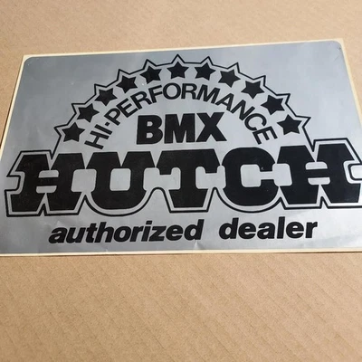 Pegatina Old School BMX Hutch distribuidor 13x8 1/2" Foto 1 de 4