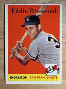 1958 Topps #263 Eddie Bressoud RC (EX) - Foto 1 di 2