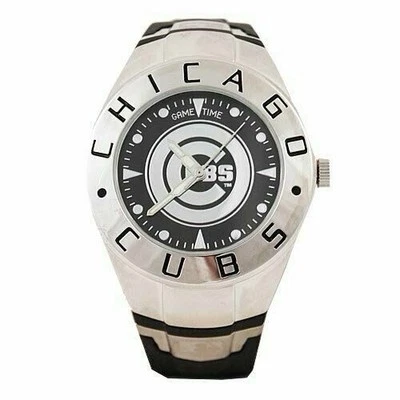 Game Time MLB Chicago Cubs Bold Black Watch Avon NEW - Image 1 of 4