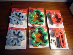 6 Wilton Zuckerstange Schneeflocke Mit Weihnachten Set Komfortgriff Ausstechformen Neu aus altem Lagerbestand - Bild 1 von 2