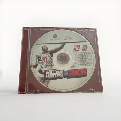 2K Sports NCAA College Hoops 2K8 Xbox 360 Loose Disc Only Tested Works Great! - Image 1 of 3