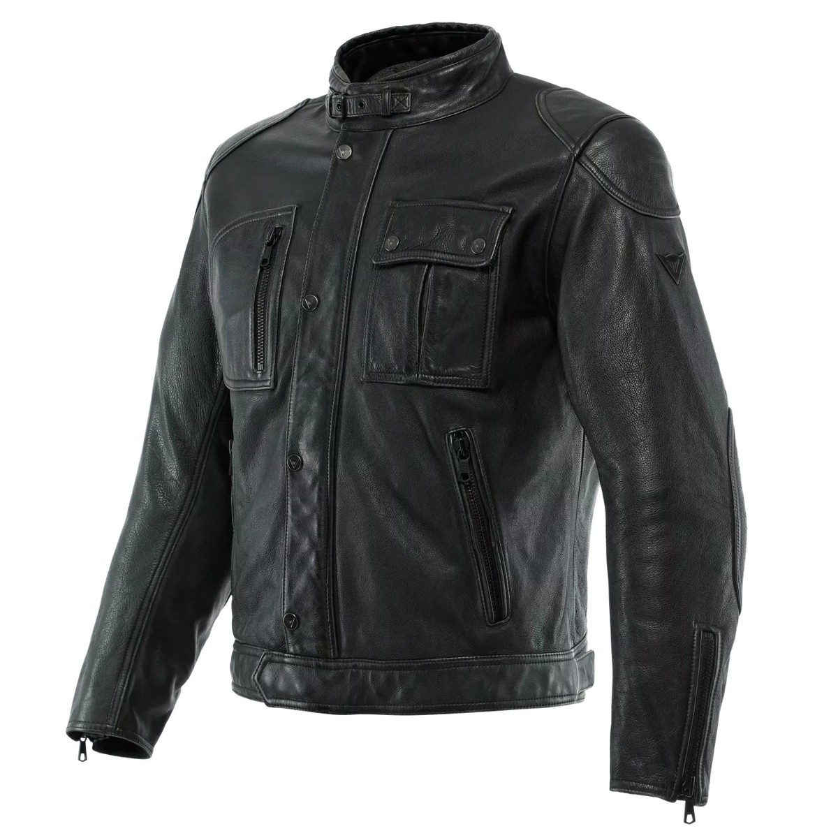 Giacca Moto In Pelle Per Donna - Giacca Da Touring Con Protezioni CE, Nero, Taglia XXS - Foto 4