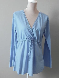 Island Importer Babydoll Glockenärmel hellblau Empire Taille Damen groß Strand - Bild 1 von 11