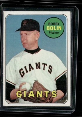 1969 Topps - Bob Bolin #505 apellido en blanco Foto 1 de 2