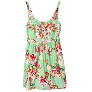 City Triangles Junior Floral Sweetheart Neck Sleeveless Mini Dress Multi Size 9 - Picture 1 of 12